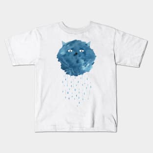Clouds cat Kids T-Shirt